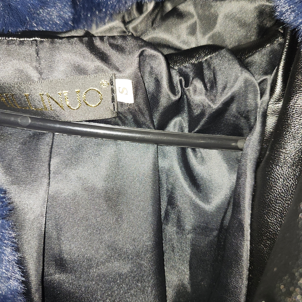 Black Faux Fur Coat